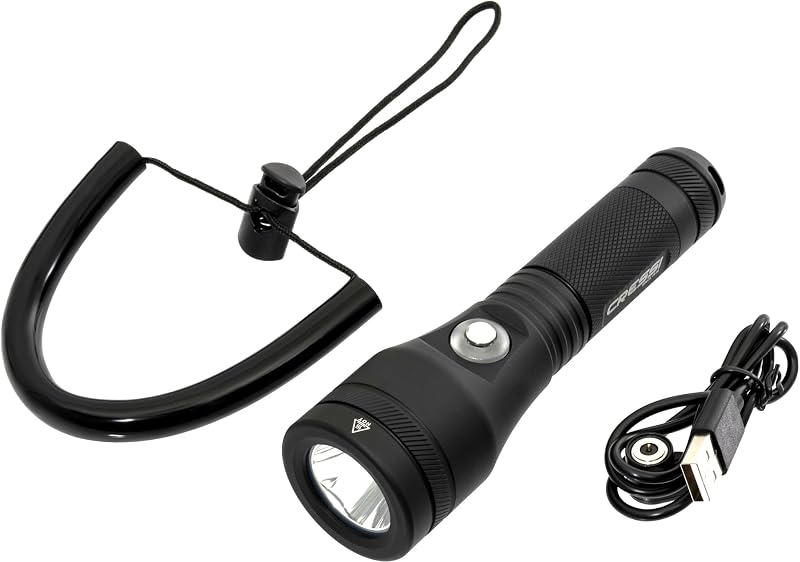Antorcha subacuática CRESSI Astra 1200 lm negro