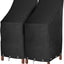 Fundas sillas patio respaldo alto impermeables pack 2