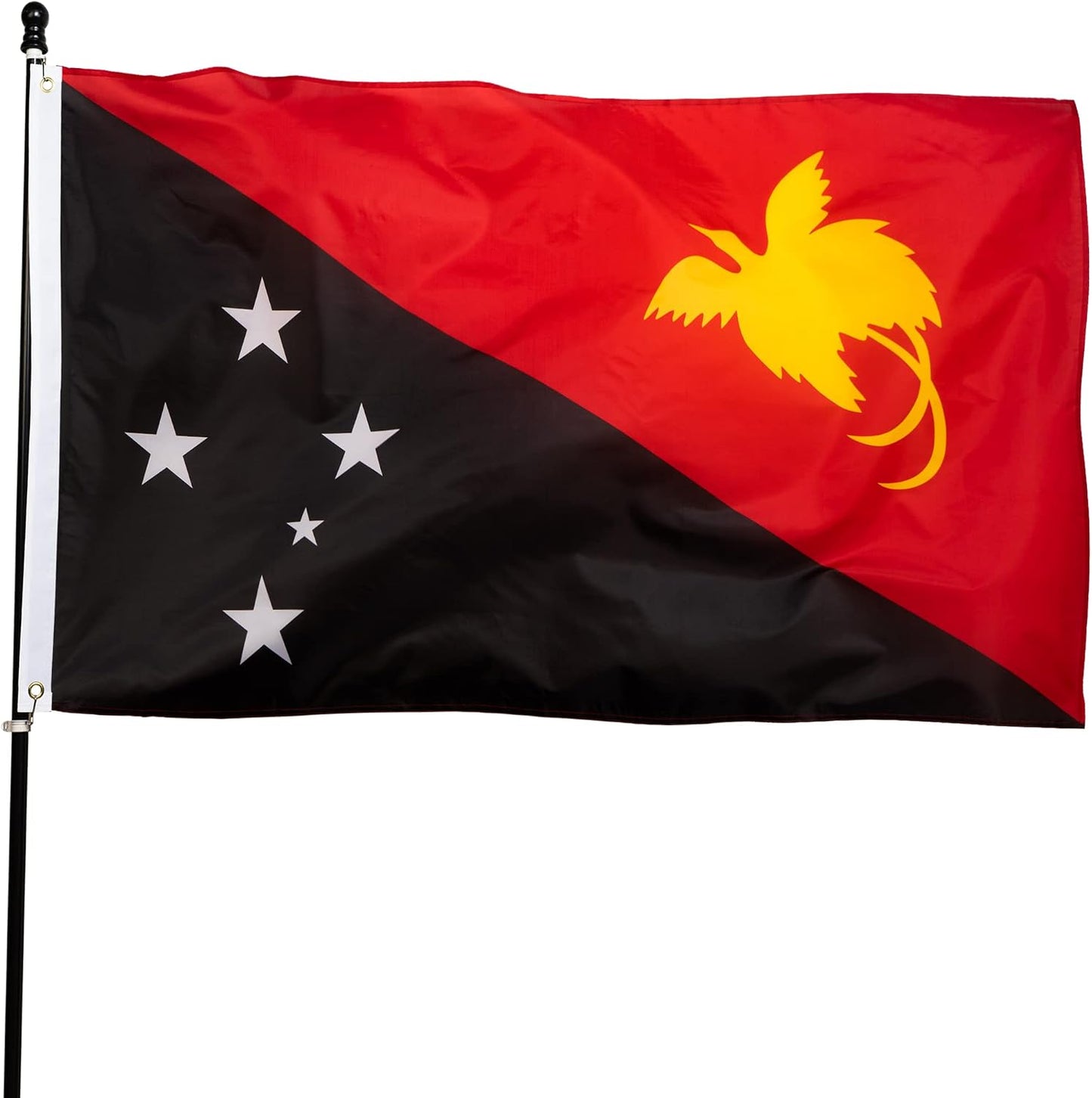 Bandera Papúa Nueva Guinea 3x5ft Poliéster Grueso Resistente