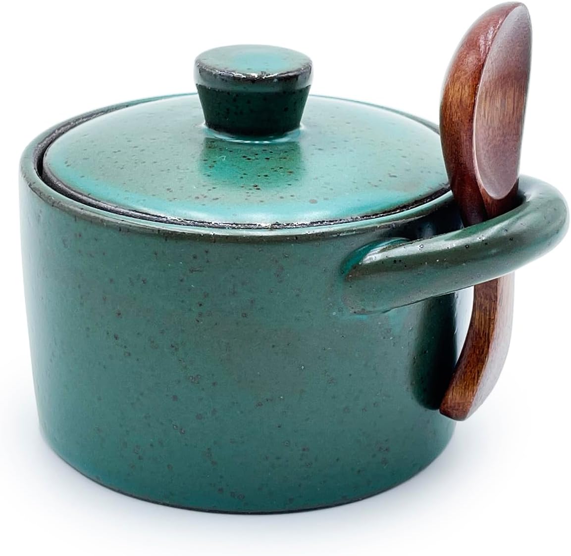 Bodega Sal Cerámica Tapa Cuchara 8oz Encimera