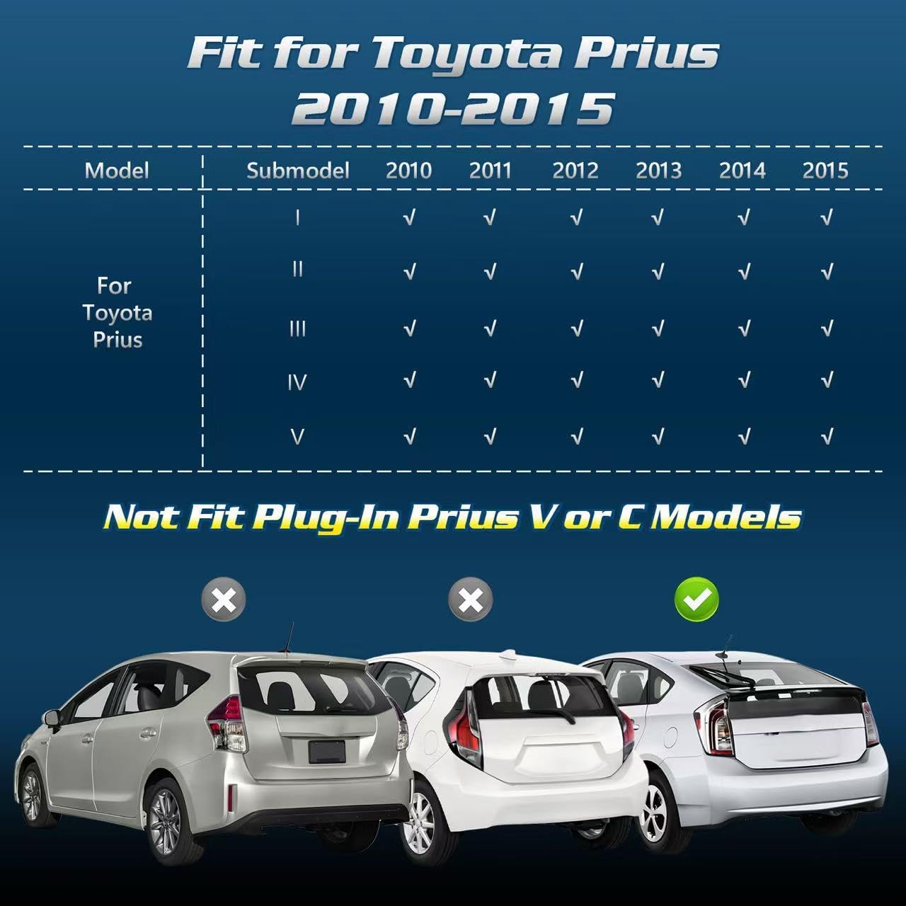 Alfombrillas piso antiderrap TPE comp Prius 10-15