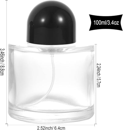 2 Pack Botellas Perfume Vintage 3.4oz Vidrio Atomizador Viaje
