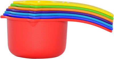 Set 7 Tazas Medidoras Varios Colores