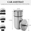 Cenicero coche acero inox desmontable con boquilla