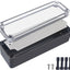Caja conexiones IP67 ABS negro 9.8x3.1x2.8pulg