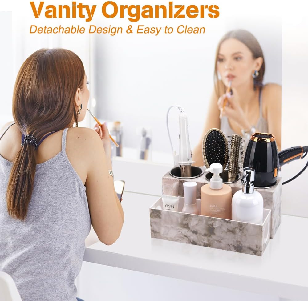 Organiz. herramientas pelo baño secador rizador