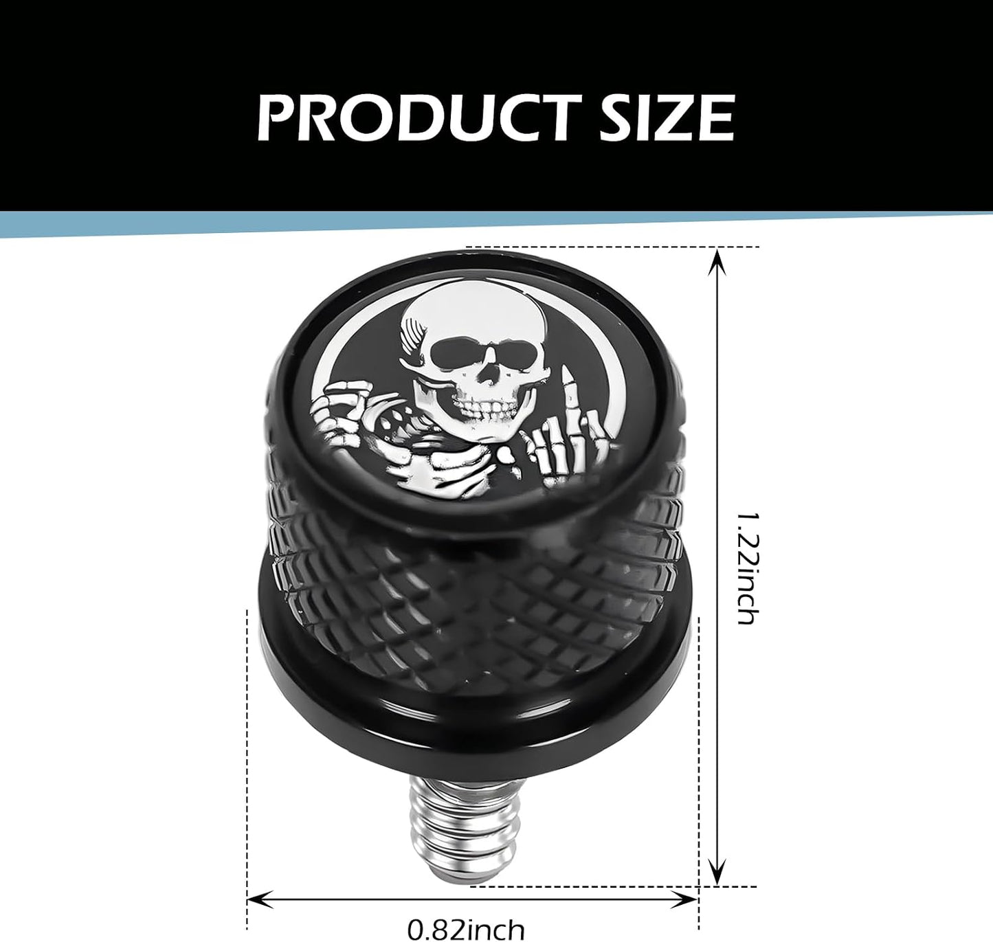 Perno asiento Harley Davidson con calavera comp Touring/XG/XL