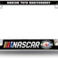 Marco placa automotriz cromado 12x6" NASCAR 75 Aniversario
