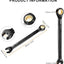Llave trinquete 0.354pulg acero CR-V 72 dientes chapada níquel