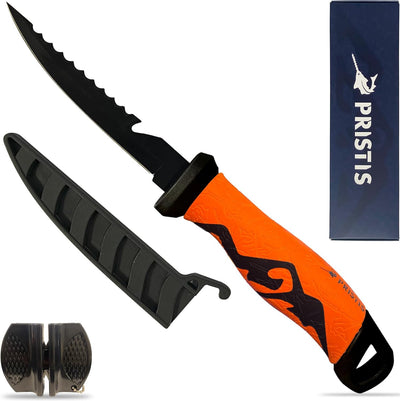 Cuchillo filete 5" acero inox revestimiento teflón