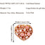 Caja esmaltada corazón rosa joyero anillo pendiente