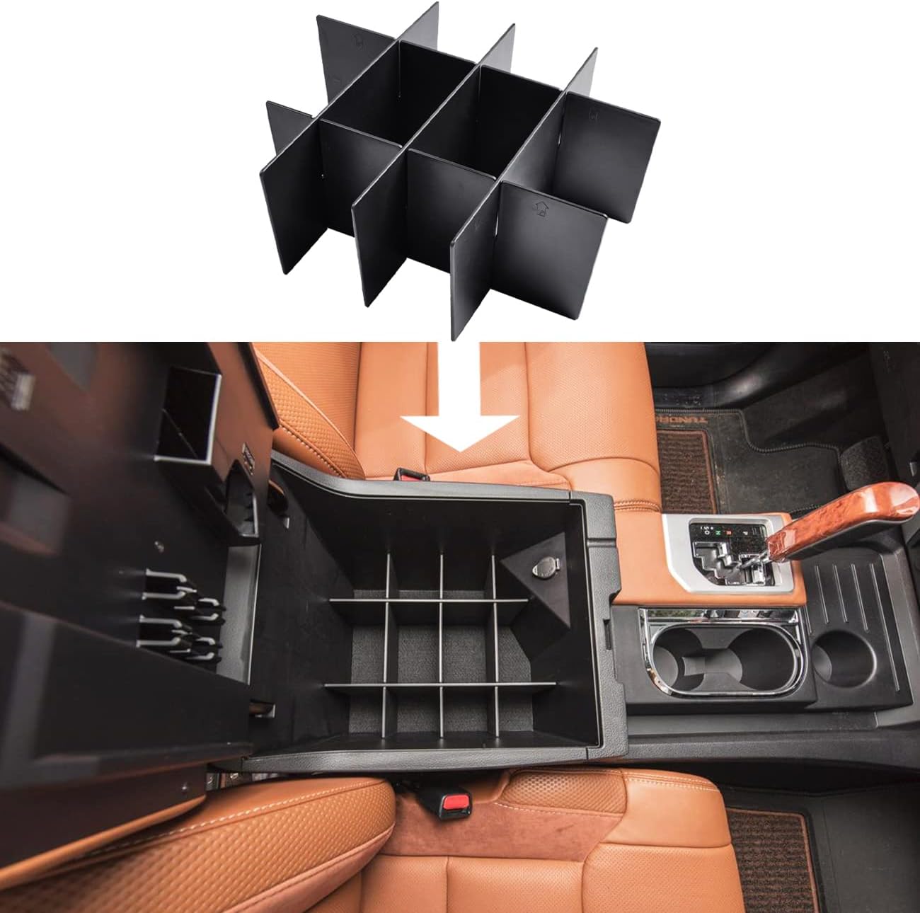 Separadores consola Toyota Tundra 14- comp accesorios