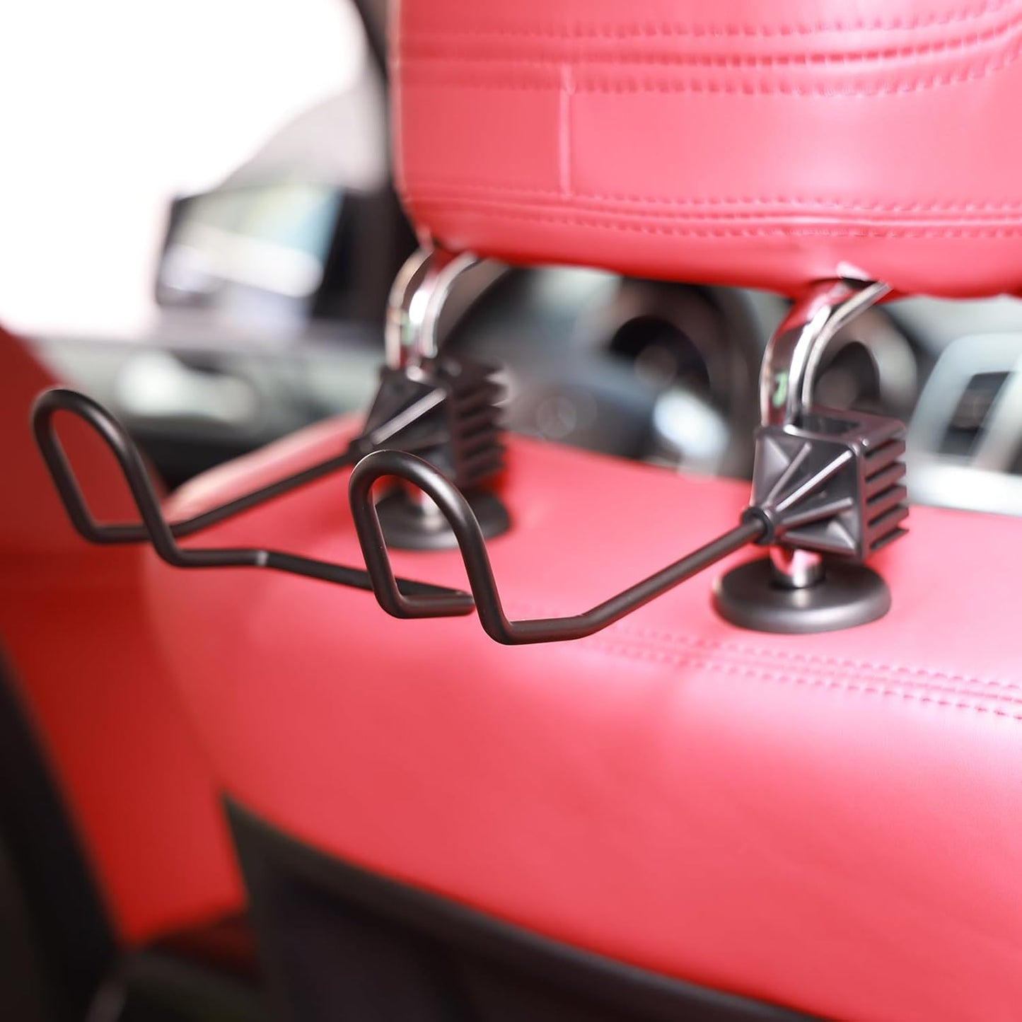 Soporte casco duro para asiento camión y ganchos