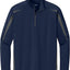 Camiseta 1/2 zip colorblock para hombre