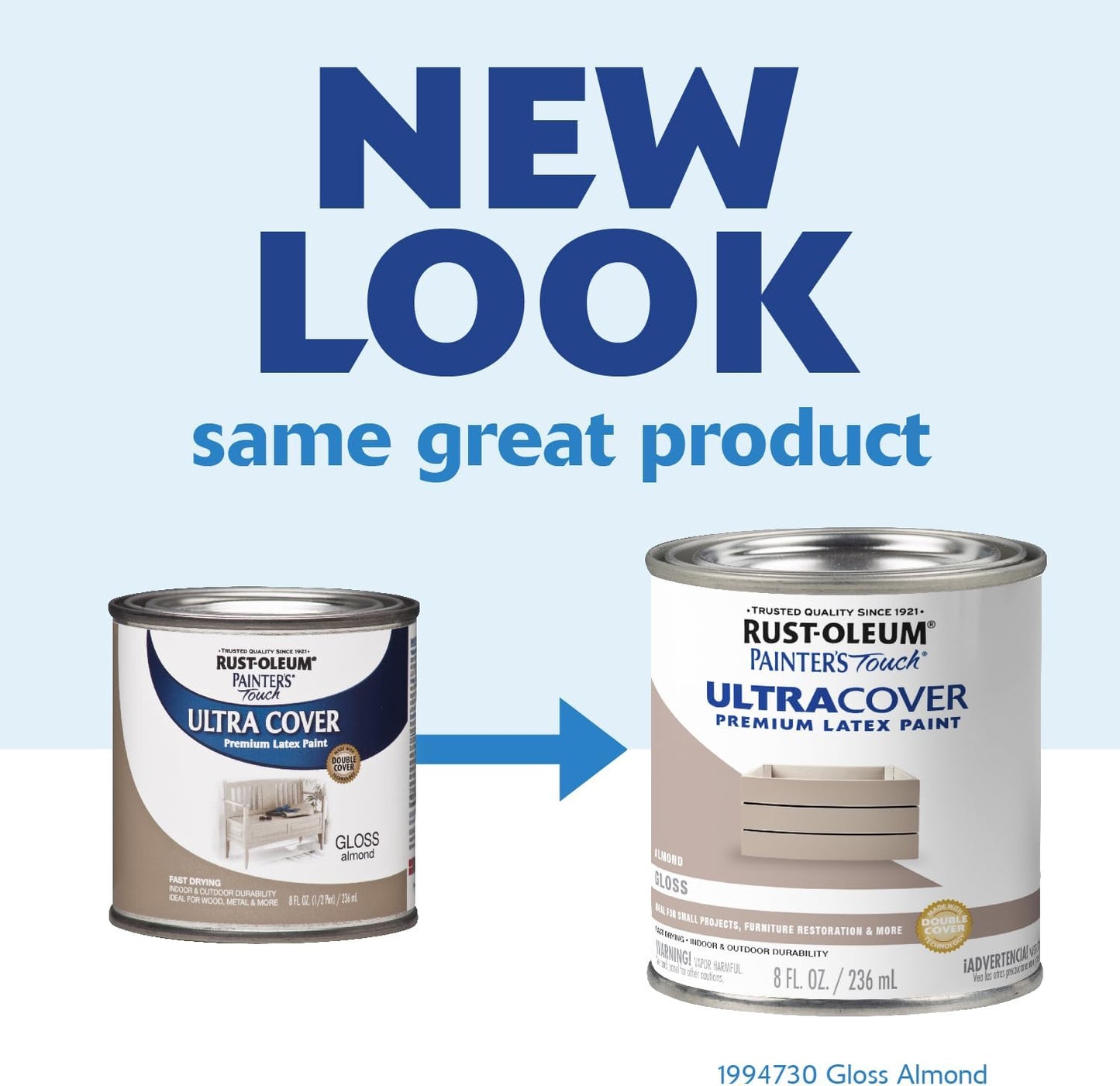 Lata pintura esmaltada multiusos 8oz paq 1
