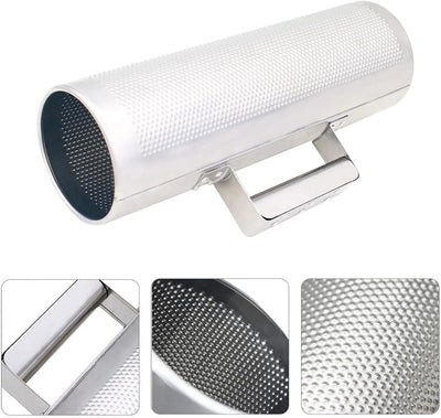 Guiro de acero inox percusión musical con raspador