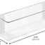 Contenedor adhesivo transparente set 4 para cocina baño