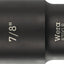 B Impaktor llave de boca 3/8 con unidad 7/8x2.480