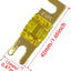 Pack 5 Fusible ANL 150A Chapado Oro para Coche