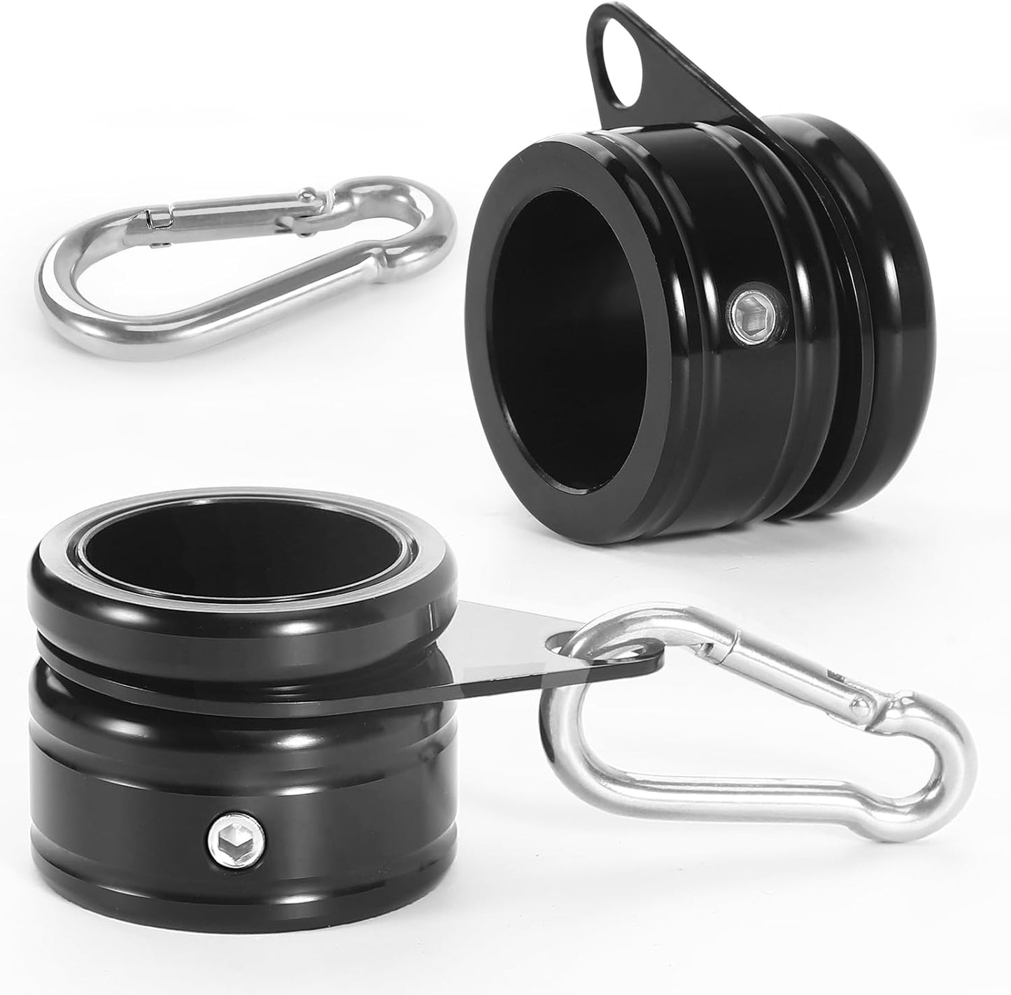 Anillos para asta bandera aluminio giratorio 1"