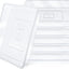 Platillo cuadrado 6pulg para plantas 6pzas resistente