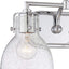 Lámpara pared baño 2 luces 200W cromada