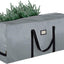 Bolsa árbol Navidad 9ft resistente cremalleras dobles gris