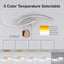 Luz tocador baño 23.62pulg níquel cepillado LED regulable