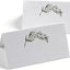 Tarjetas Lugar Blanco 3.5x2pulg Vegetación Mesa Plegables