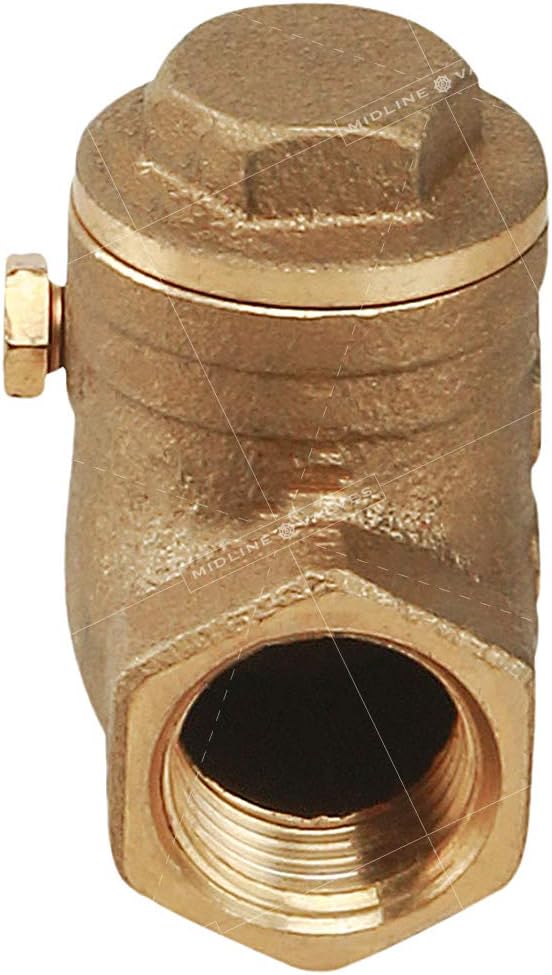 Válvula retención oscilante 3/4pulg latón fundido pack 5