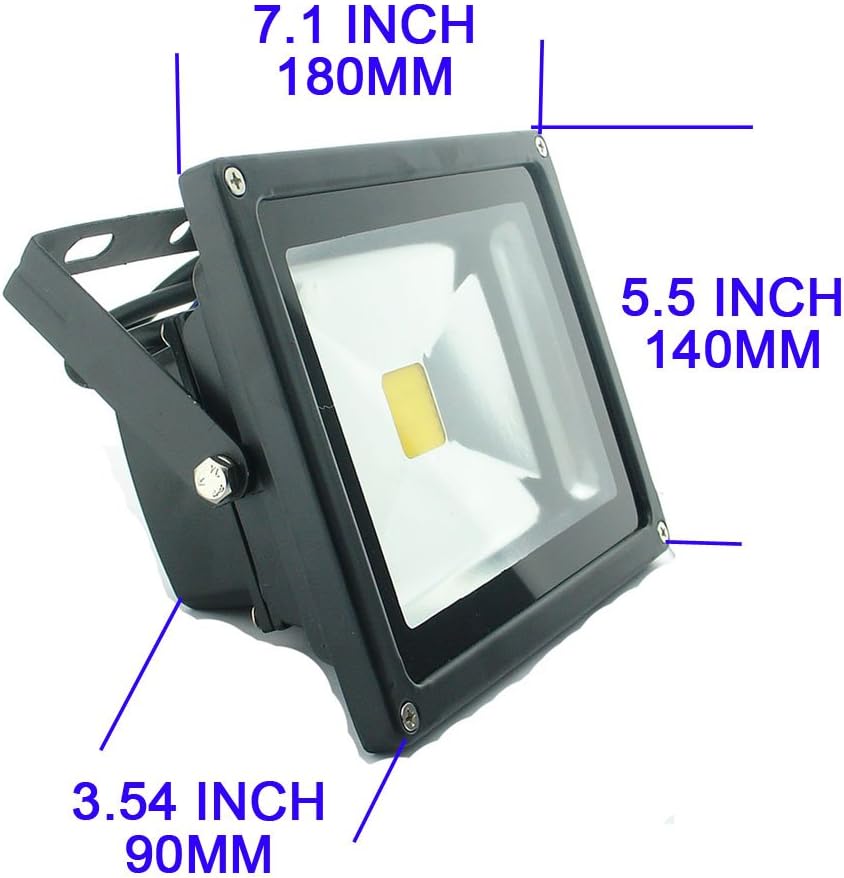 Lámpara reflector 20W 12-24V IP65 blanco frío