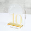 Números mesa boda arco esmerilado 1-10 acrílico 5x7pulg dorado