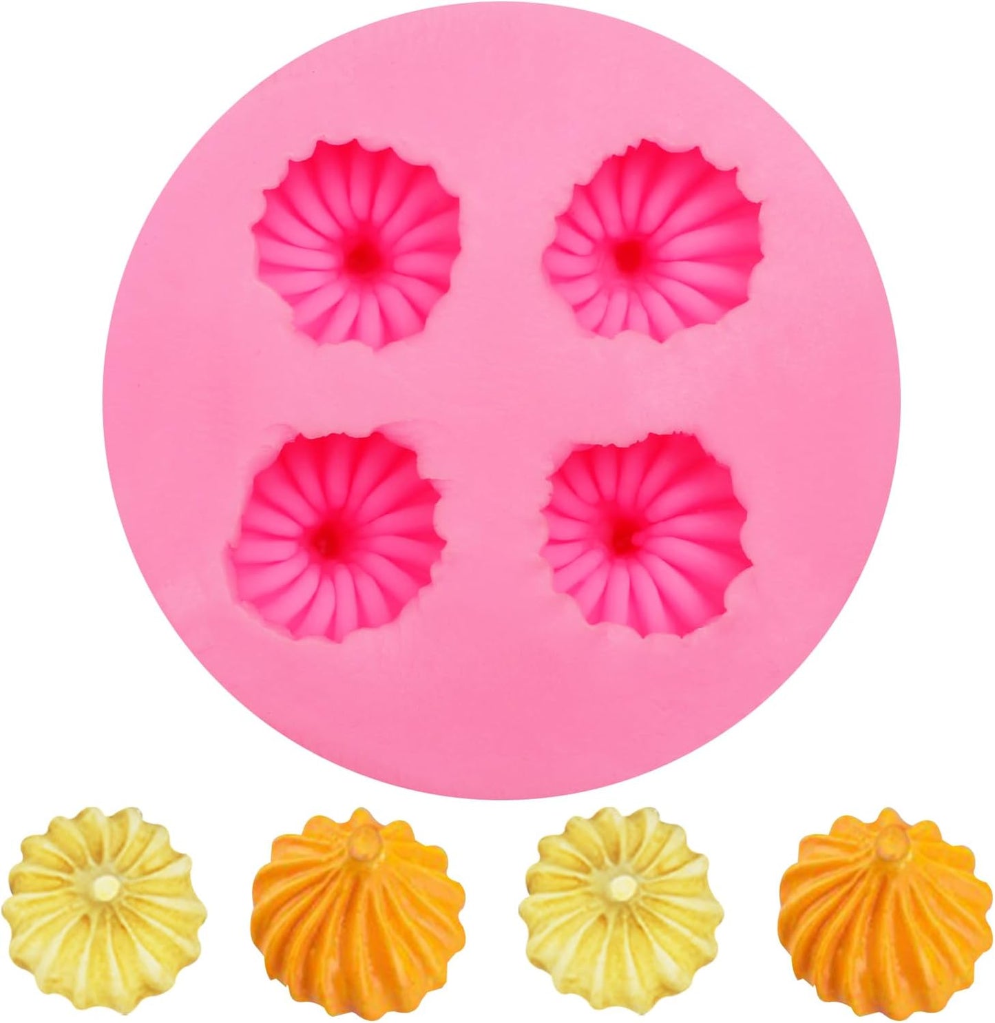Moldes silicona chocolate 3D para fondant cupcakes y pasteles