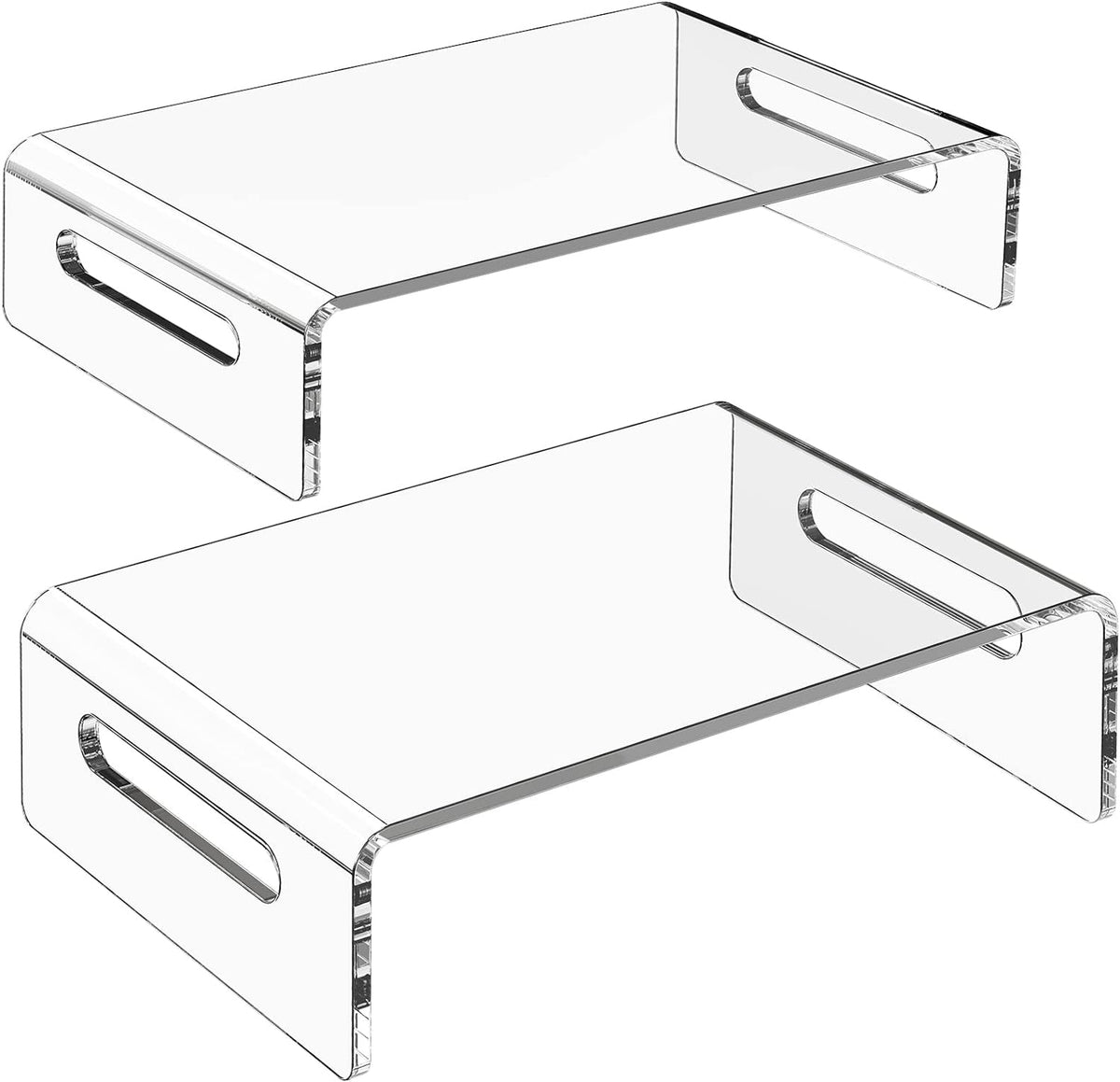 2 Soportes Acrílicos para Laptop Monitor Oficina