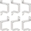 Soporte U acero inox 304 1.496x1.654pulg set 6