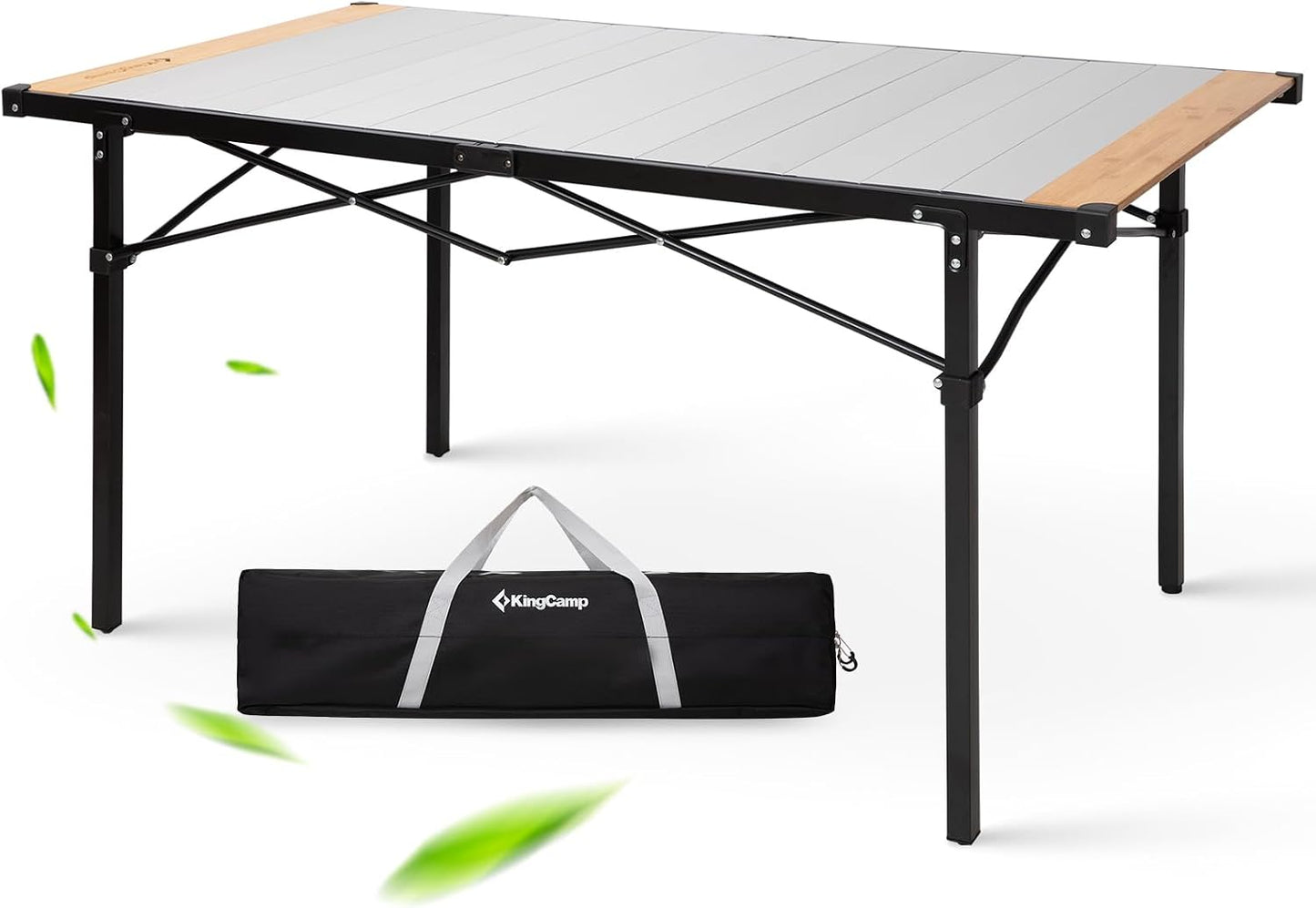 Mesa camping plegable aluminio 135x69cm
