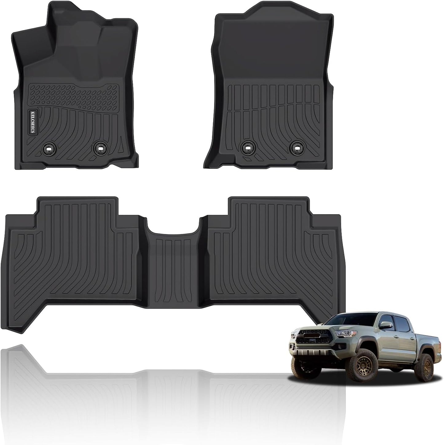 Alfombrillas TPE Toyota Tacoma 2018-23 Fila Delantera