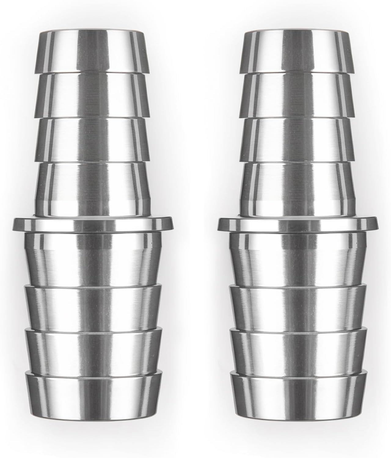 Acoplador manguera 5/8 a 3/4 aluminio 2 pzas