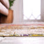 Alfombra Polipropileno beige azul multi interiores