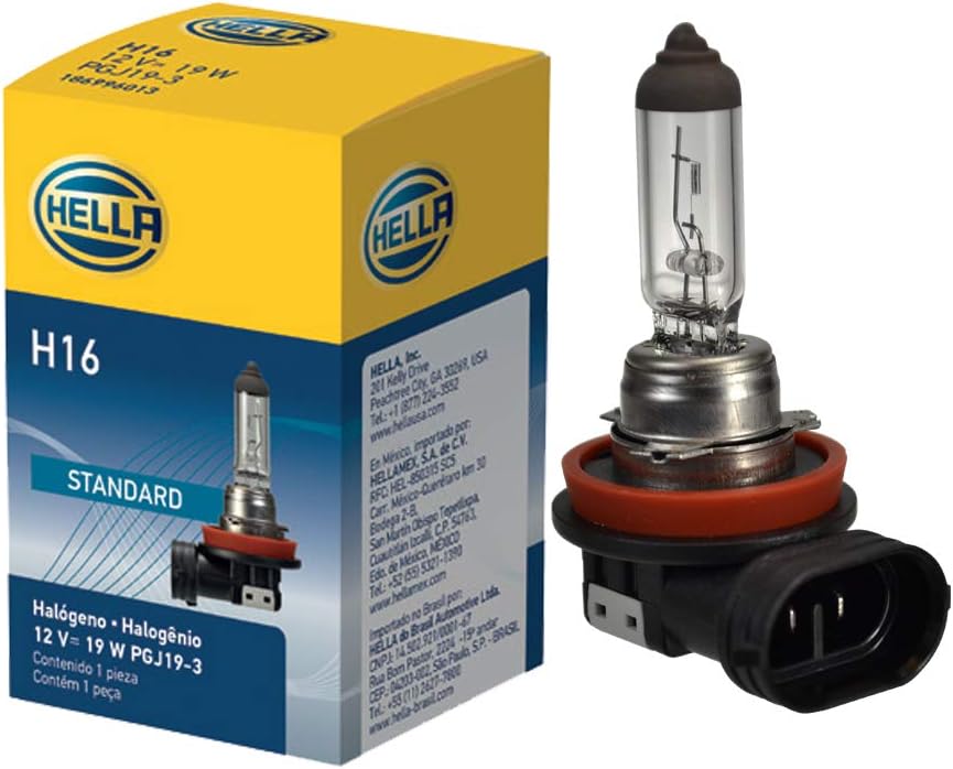 Bombilla Halógena H16 12V 19W para Faros de Coche