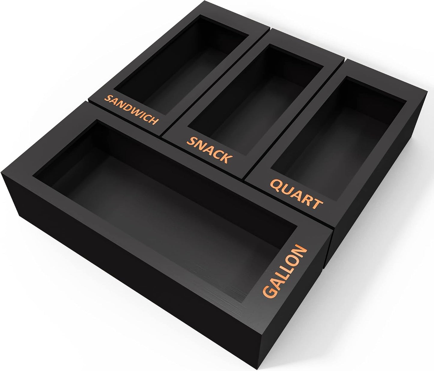 Organiz. bolsas de cocina bambú 12x14 separado