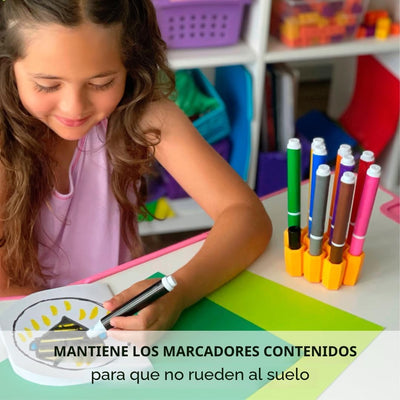Soporte marcadores silicona para ancha y fina