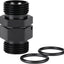 Acoplador giratorio 10AN -10 ORB macho aluminio negro