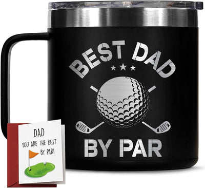 Taza de café golf para papá 14oz