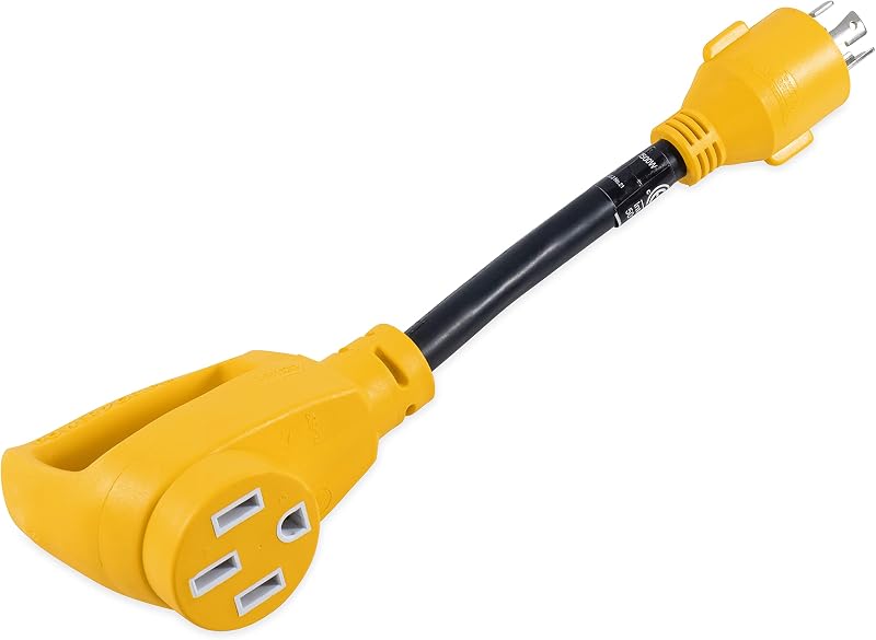 Adaptador PowerGrip macho 12" 30A a hembra 50A 4 clavijas
