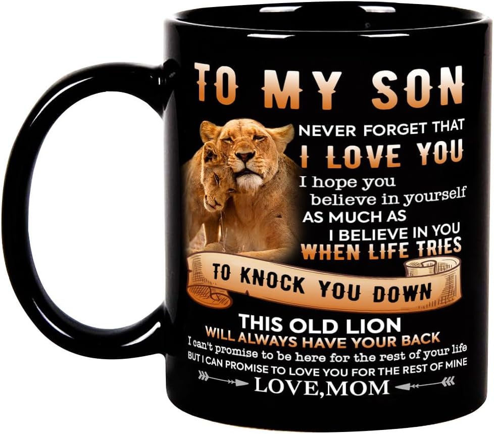 Taza café té 11oz regalo hijo mamá cumpleaños Navidad