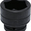 Enchufe impacto 6 puntos 2-3/4" revestimiento negro
