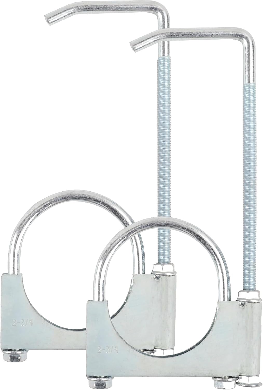 Abrazadera escape con colgador 2.75" 2 Uds
