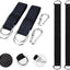 Kit 2 correas para columpio 50cm 400lb con gancho seguridad