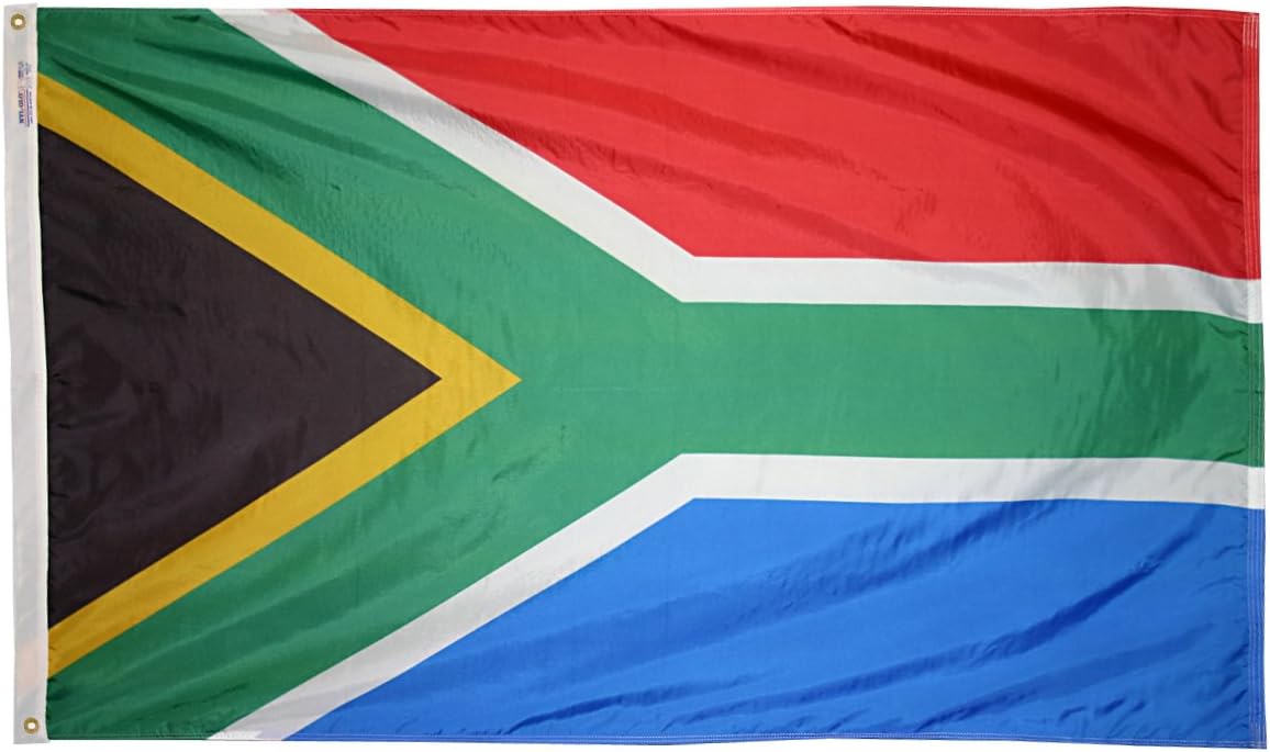 Bandera Sudáfrica 2x3ft diseño oficial Naciones Unidas